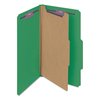 Smead Classification Folder 8-1/2 x 14" Green, PK10 18733
